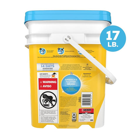 Tidy Cats Lightweight with Glade 16759 Clumping Cat Litter, 17 lb Pail