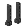 Prime-Line G 3088 Roller Assembly, 1-15/16 in L, Nylon/Plastic, Black
