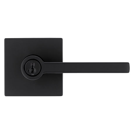 Kwikset Signature Series 740HFL SQT 514 SMT Entry Lever, Matte Black, Zinc, Residential, Re-Key Technology: Smart Key