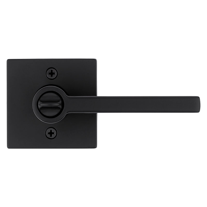 Kwikset Signature Series 740HFL SQT 514 SMT Entry Lever, Matte Black, Zinc, Residential, Re-Key Technology: Smart Key