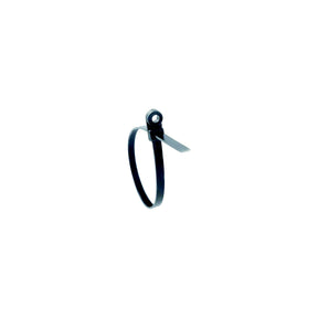Radiused Cable Tie 7-1/2" Black, 100/Pk