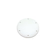 T-H Marine Designer Series Screw Down Deck Plate 6" OD, Polar White