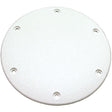 T-H Marine Designer Series Screw Down Deck Plate 8" OD, Polar White