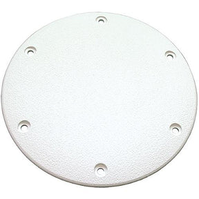 T-H Marine Designer Series Screw Down Deck Plate 8" OD, Polar White