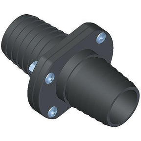 T-H Marine Inline Scupper Double Barb, Black