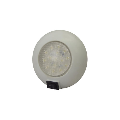T-H Marine LED Surface Mount Dome Light With Switch 4"