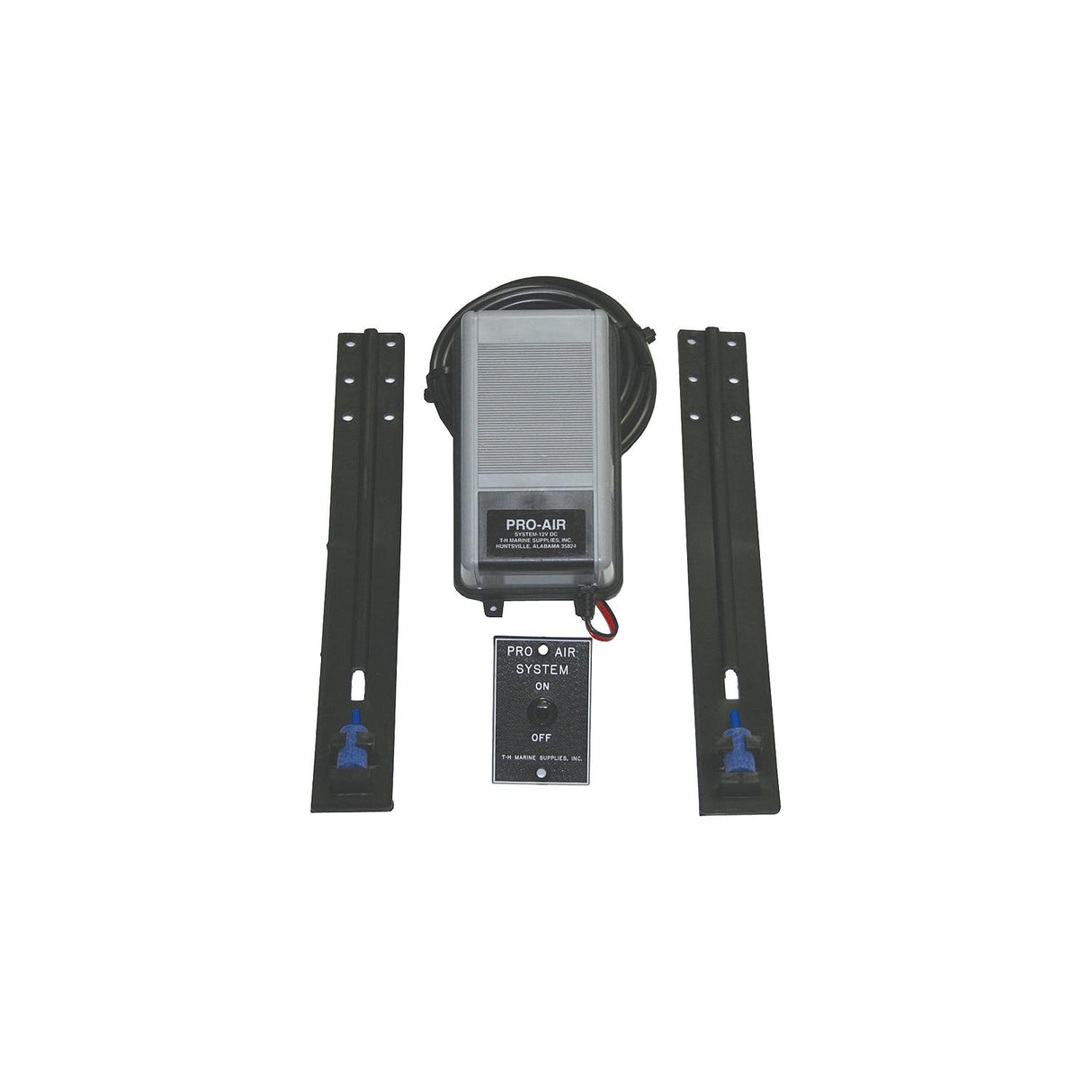 T-H Marine 12V Complete Pro-Air System Livewell Aeration Kit With Air Stones