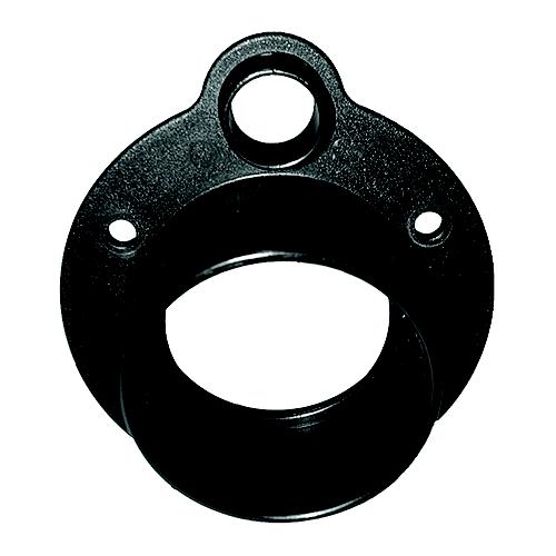 T-H Marine Rigging Flange Hose Union For 2" Hose With 3/4" Fuel Hose Port, Black
