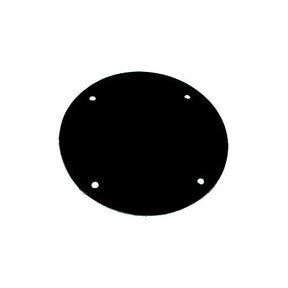 T-H Marine Screw Down Deck Plate 8" OD, Black