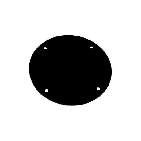 T-H Marine Screw Down Deck Plate 8" OD, Black
