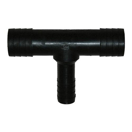 T-H Marine Reducing Tee For Hose 1-1/2 x 3/4 x 1-1/2" , Black
