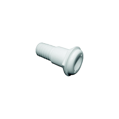 T-H Marine Straight Thru-Hull Fitting For Hose, White