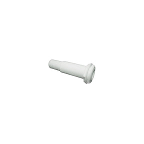 T-H Marine Straight Extra Long Thru-Hull Fitting For Hose, White