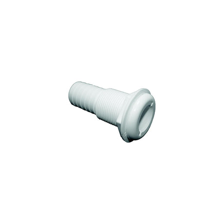 T-H Marine Straight Extra Long Thru-Hull Fitting For Hose, White