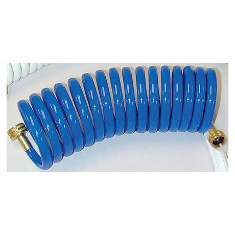 T-H Marine Coiled Washed Down Hose With Straight Nozzle
