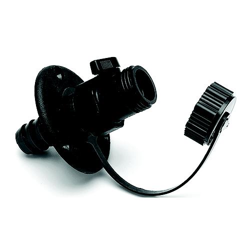 Wash Down Ftg w/Shut Off Valve