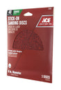 Ace 6 in. Aluminum Oxide Adhesive Sanding Disc 40 Grit Extra Coarse 3 pk, Pack of 5