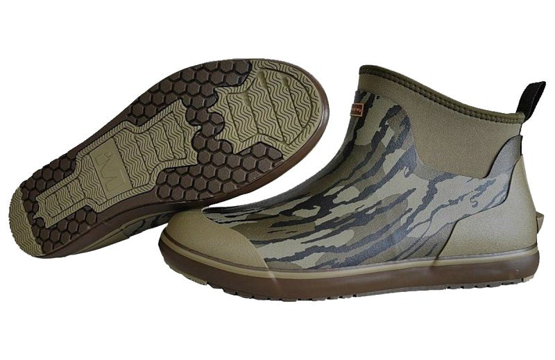 Muddy DV8 Series DCKBT-MOB-14D Deck Boots, 14, D W, Mossy Oak Bottomland, Neoprene Upper