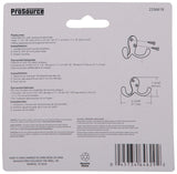 ProSource 23263ABB3L-PS Coat and Hat Hook, 22 lb, 2-Hook, 7/8 in Opening, Zinc, Antique Brass