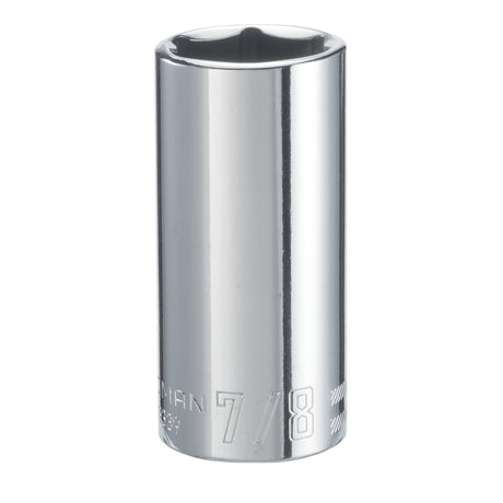 Craftsman 7/8 in. X 3/8 in. drive SAE 6 Point Deep Socket 1 pc