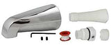 Plumb Pak PP825-33 Bathtub Spout, 16 in L, 8-3/4 in W, 3-3/4 in H, Chrome Plated