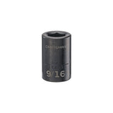 Craftsman 9/16 in. X 1/2 in. drive SAE 6 Point Shallow Impact Socket 1 pc