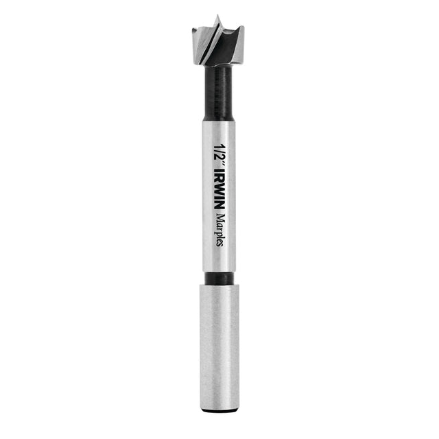 Irwin Marples 1/2 in. X 4 in. L Carbon Steel Forstner Drill Bit Round Shank 1 pc