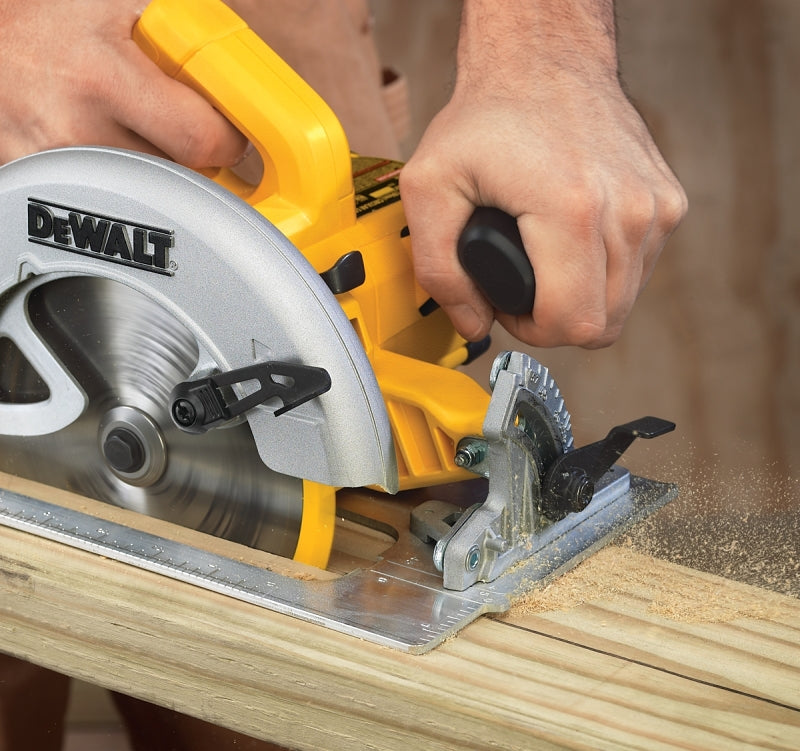 DEWALT DWE575 Circular Saw, 15 A, 7-1/4 in Dia Blade, 5/8 in Arbor, 2 in at 45 deg, 2.55 in at 90 deg D Cutting