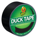 Duck 1265013 Duct Tape, Black, 8 mil Thick, 20 yd L, 1.88 in W
