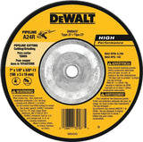 DEWALT DW8437 Grinding Wheel, 7 in Dia, 1/8 in Thick, 5/8-11 in Arbor, 24 Grit, Very Coarse, Aluminum Oxide Abrasive