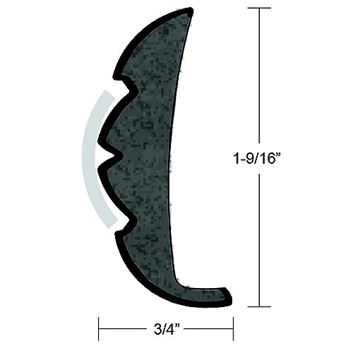 Rigid Vinyl Flex Core Rub Rail