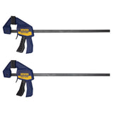 Irwin Quick-Grip 12 in. X 2-7/16 in. D Bar Clamp 100 lb 2 pc