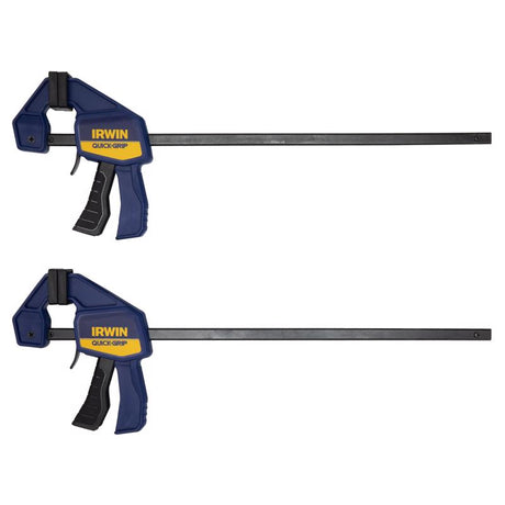 Irwin Quick-Grip 12 in. X 2-7/16 in. D Bar Clamp 100 lb 2 pc