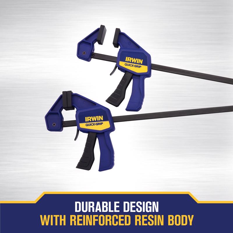 Irwin Quick-Grip 12 in. X 2-7/16 in. D Bar Clamp 100 lb 2 pc