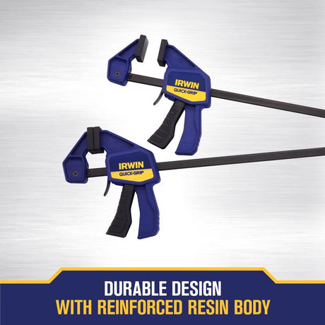 Irwin Quick-Grip 12 in. X 2-7/16 in. D Bar Clamp 100 lb 2 pc