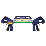 Irwin Quick-Grip 12 in. X 2-7/16 in. D Bar Clamp 100 lb 2 pc