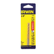 Irwin 1/8 in. X 2-3/4 in. L High Speed Steel Drill Bit Set Straight Shank 2 pc, Pack of 3