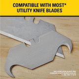Stanley QuickChange 6-3/8 in. Retractable Utility Knife Gray 1 pk