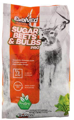 Evolved Sugar Beets and Bulbs Pro Series EVO73040 Food Plot Seed, Sweet, 2.25 lb