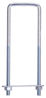 ProSource LR352 U-Bolt, 5/16 in Thread, 3-3/4 in L Thread, Steel, Zinc, Pack of 10