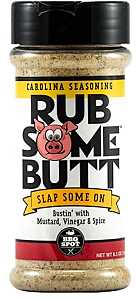 BBQ Spot OW85120 Butt Carolina BBQ Rub, Mustard, 6.5 oz