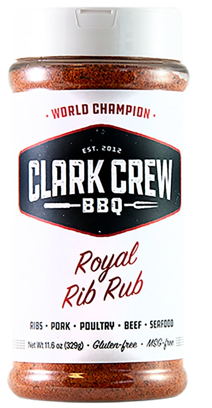 Clark Crew BBQ Clark Crew CL00312 BBQ Royal Rib Rub, 11.6 oz