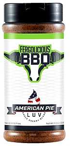 Fergolicious Bbq OW74225 BBQ Rub, American Pie LUV, 11.8 oz Bottle