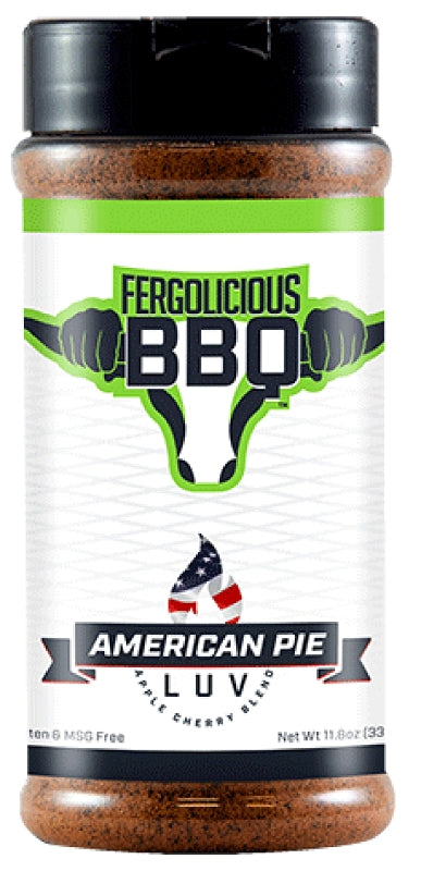 Fergolicious Bbq OW74225 BBQ Rub, American Pie LUV, 11.8 oz Bottle