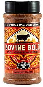 Plowboys Barbeque PF02025 Bovine Bold BBQ Rub, 12.5 oz Jar