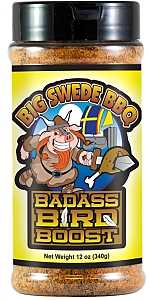 Big Swede BBQ OW74505 Bad Ass Marinade Rub, 12 oz Bottle