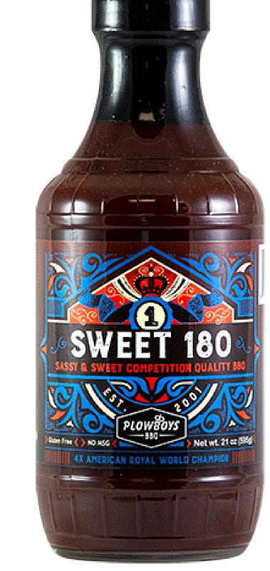 BBQ Spot Plowboys BBQ PF00305 BBQ Sauce, Sweet, 16 oz