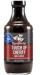 Three Little Pigs OW85507 BBQ Sauce, Touch of Cherry, 21.4 oz