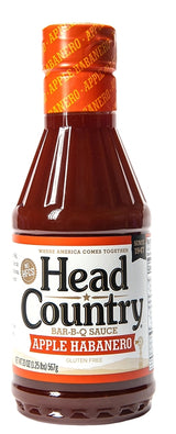 Head Country HC420 BBQ Sauce, Apple Habanero, 20 oz