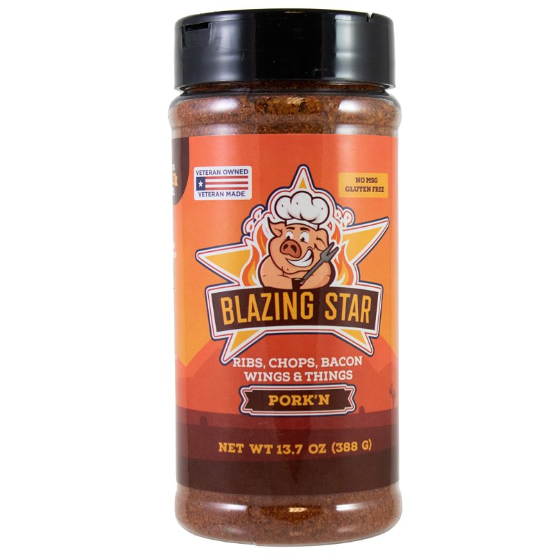 Blazing Star BZ00105-C Rub Seasoning, 13.7 oz